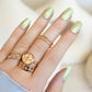 East Coast Summer, Edina ~ Green Medium Square ~ SHINY FINISH