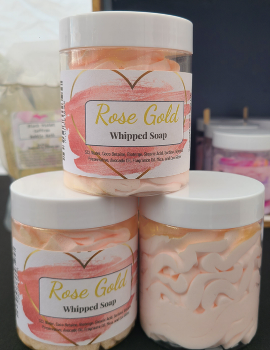 Rose Gold Whipped Soap