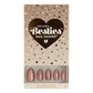 Sparkle On Bestie, Elise ~ Brown Medium Almond ~ SHINY GLITTER