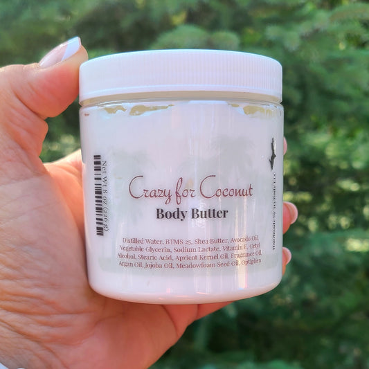 Body Butter with Shea Butter - Crazy for Coconut