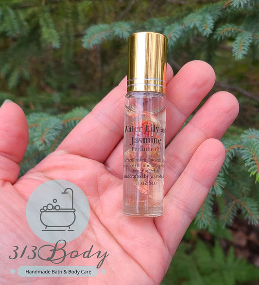 Water Lily and Jasmine Perfume Oil