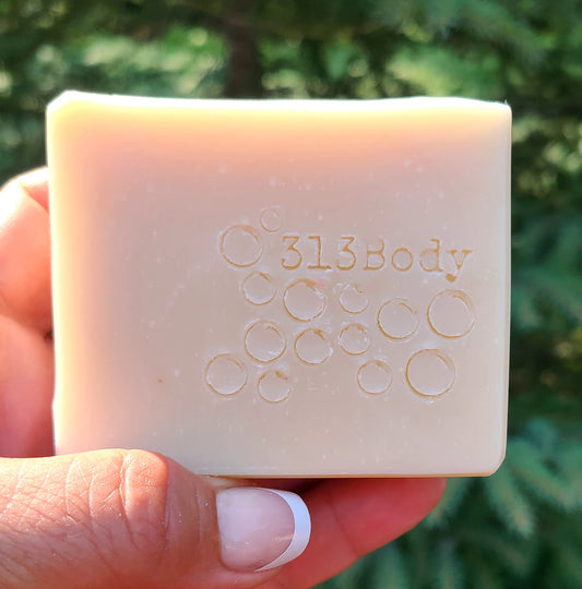 Pure and Simple Handmade Soap with Oatmeal, Goats Milk, and Shea Butter (unscented)