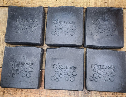 Tea Tree & Charcoal Handmade Soap with Cocoa Butter and Tamanu Oil