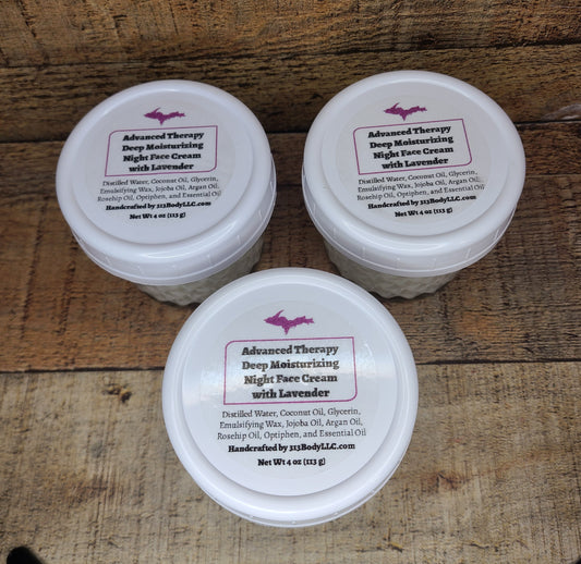 Advanced Therapy Deep Moisturizing Night Face Cream - Jojoba, Rosehip, & Argan Oils