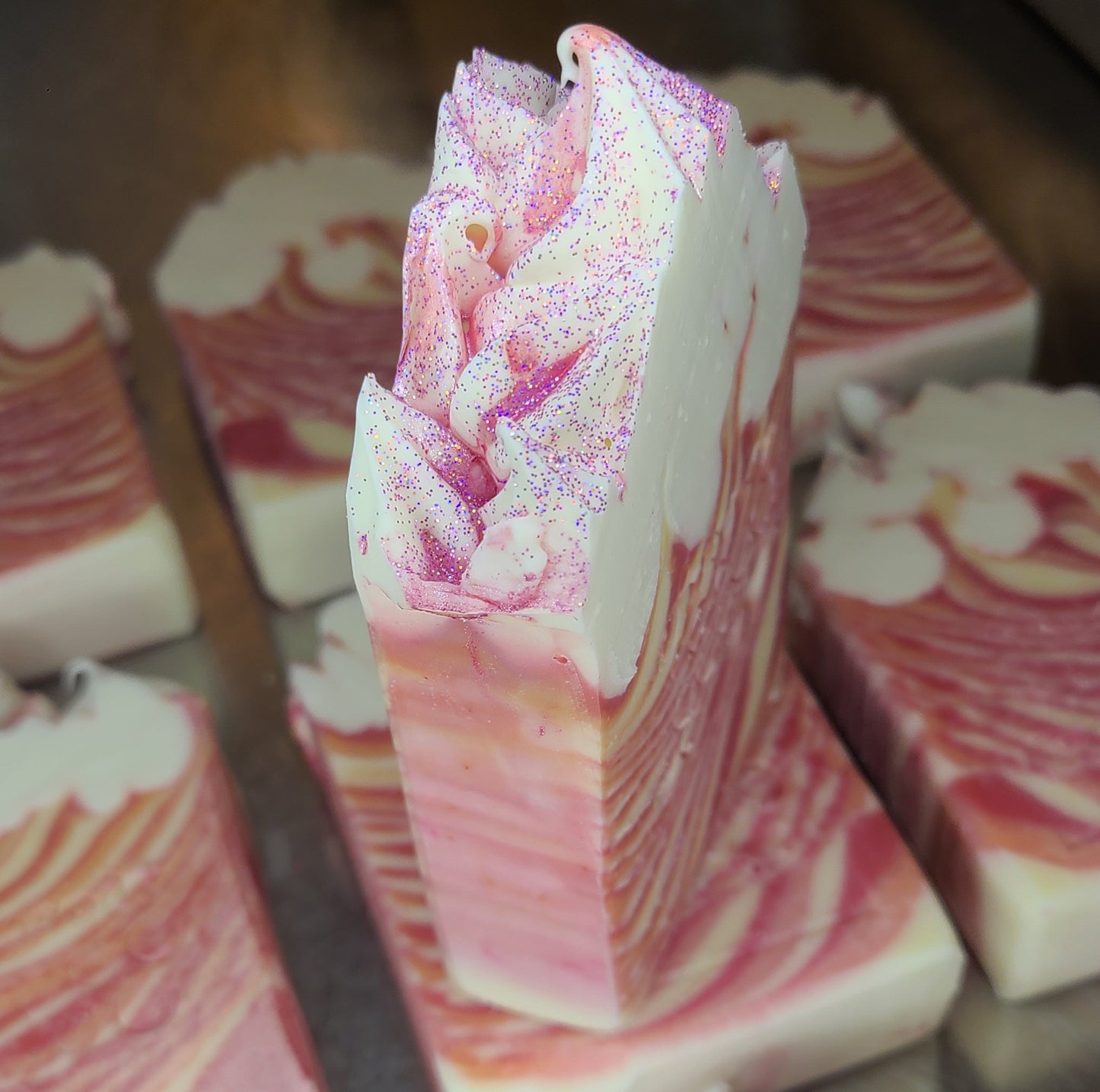 Traverse City Cherry ~ Japanese Cherry Blossom Scented Handmade Soap with Cocoa Butter and Goats Milk