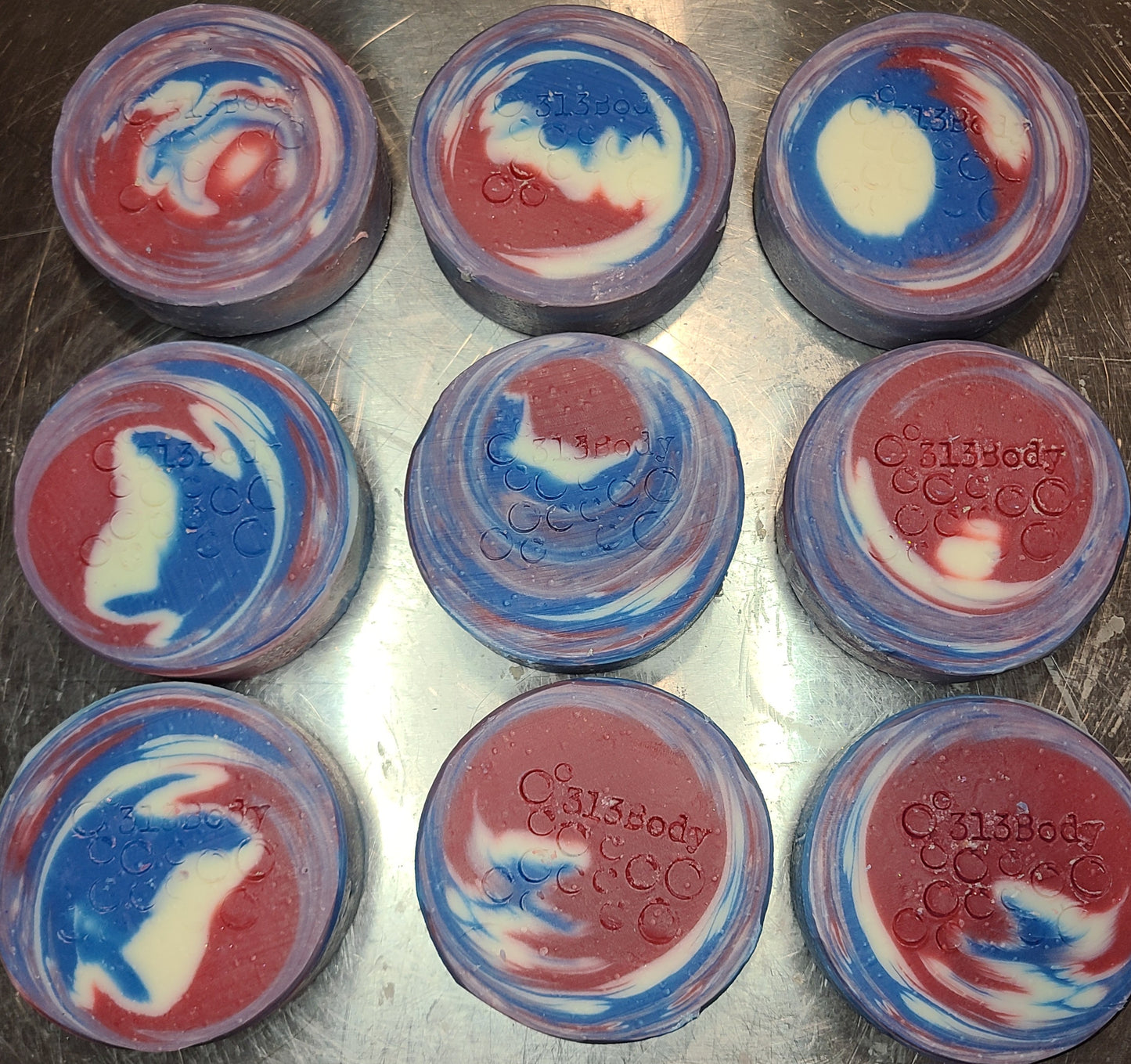 Deeetroit Basketball Handcrafted Soap - Frosted Juniper Scented
