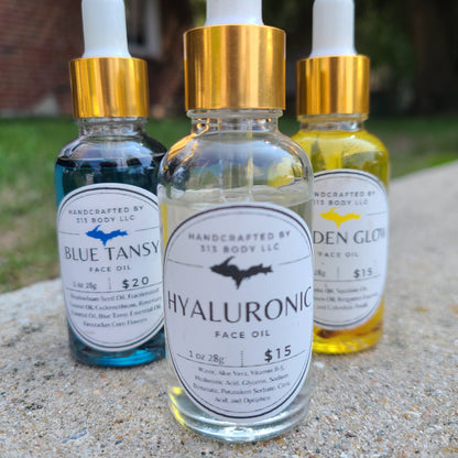 Skin Care Routine Subscription Bag ~ Hyaluronic, Blue Tansy, and Golden Glow