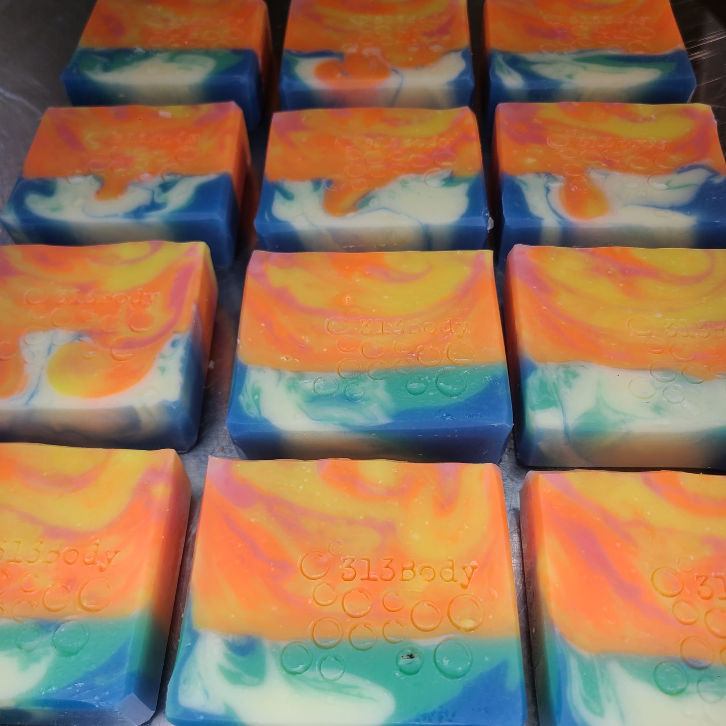 Lake Michigan Sunset Handcrafted Soap - Hibiscus Palm Scented