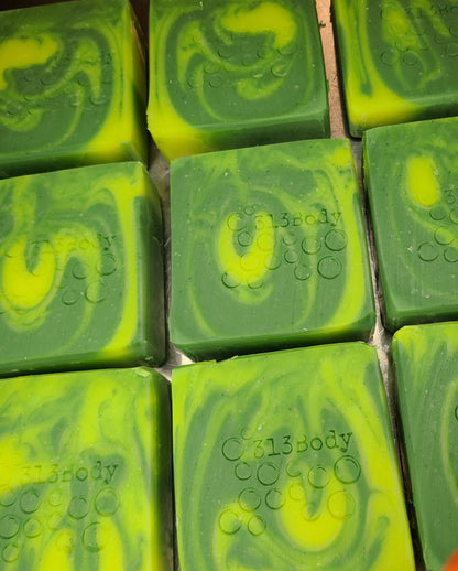 Lemon & Litsea Cubeba Essential Oil Soap with Tallow & Goats Milk