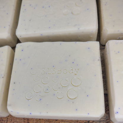 Moisturizing Shave Soap with Jojoba Beads ~ Fresh Shave Scented