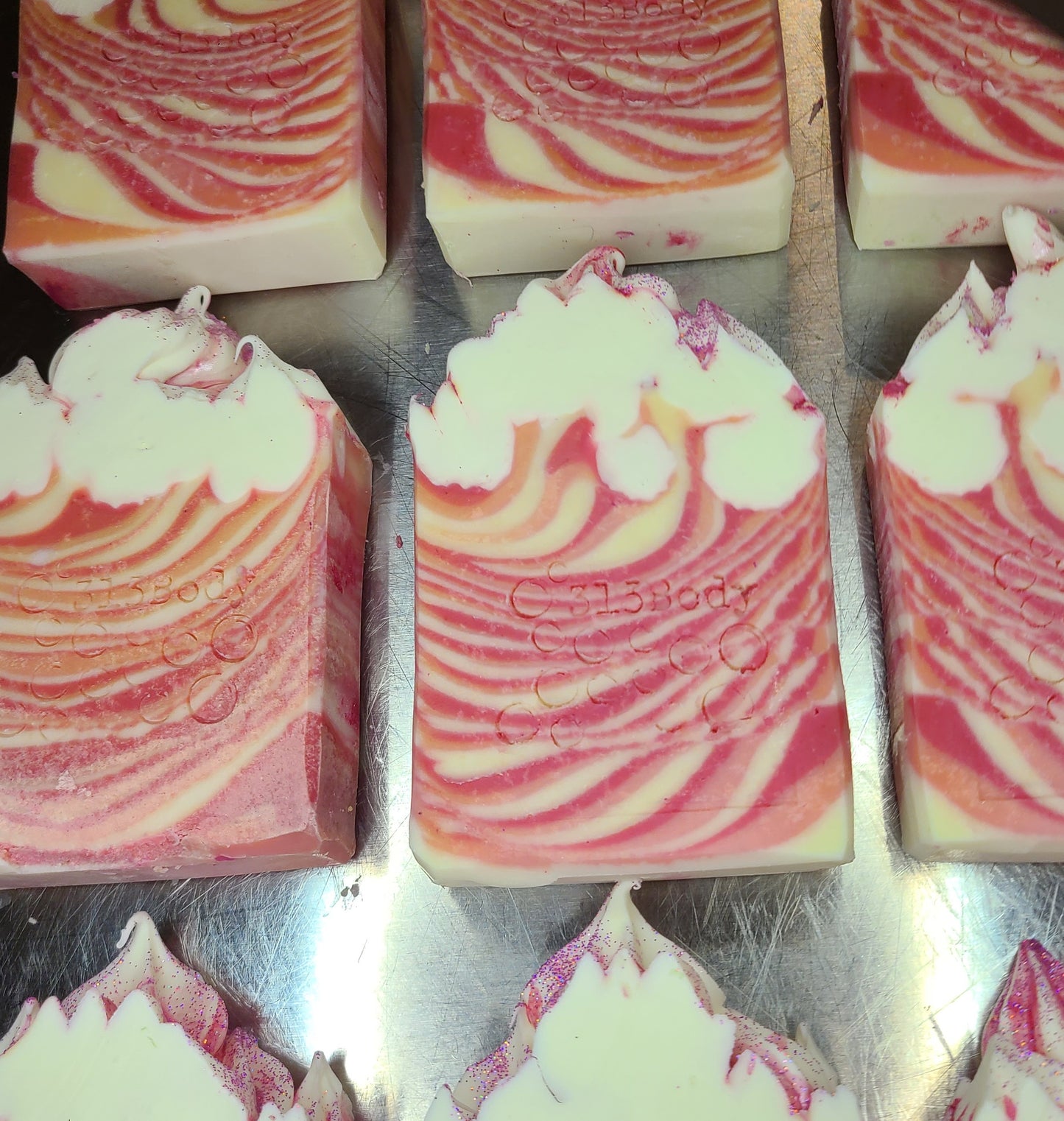 Traverse City Cherry ~ Japanese Cherry Blossom Scented Handmade Soap with Cocoa Butter and Goats Milk
