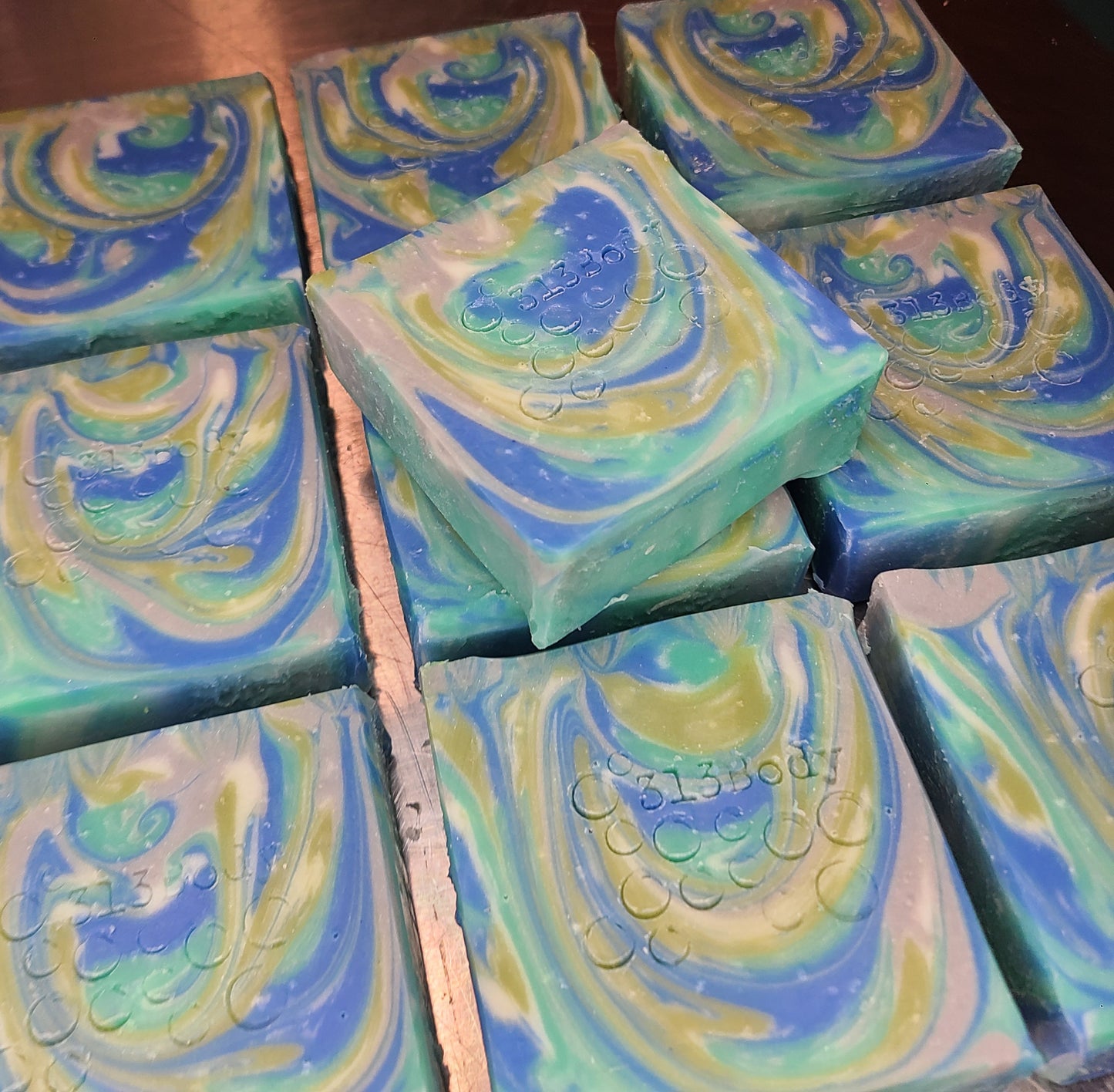 Leland Blue Stone Handcrafted Soap - Juicy Citrus Scented