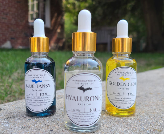 Skin Care Routine Subscription Bag ~ Hyaluronic, Blue Tansy, and Golden Glow