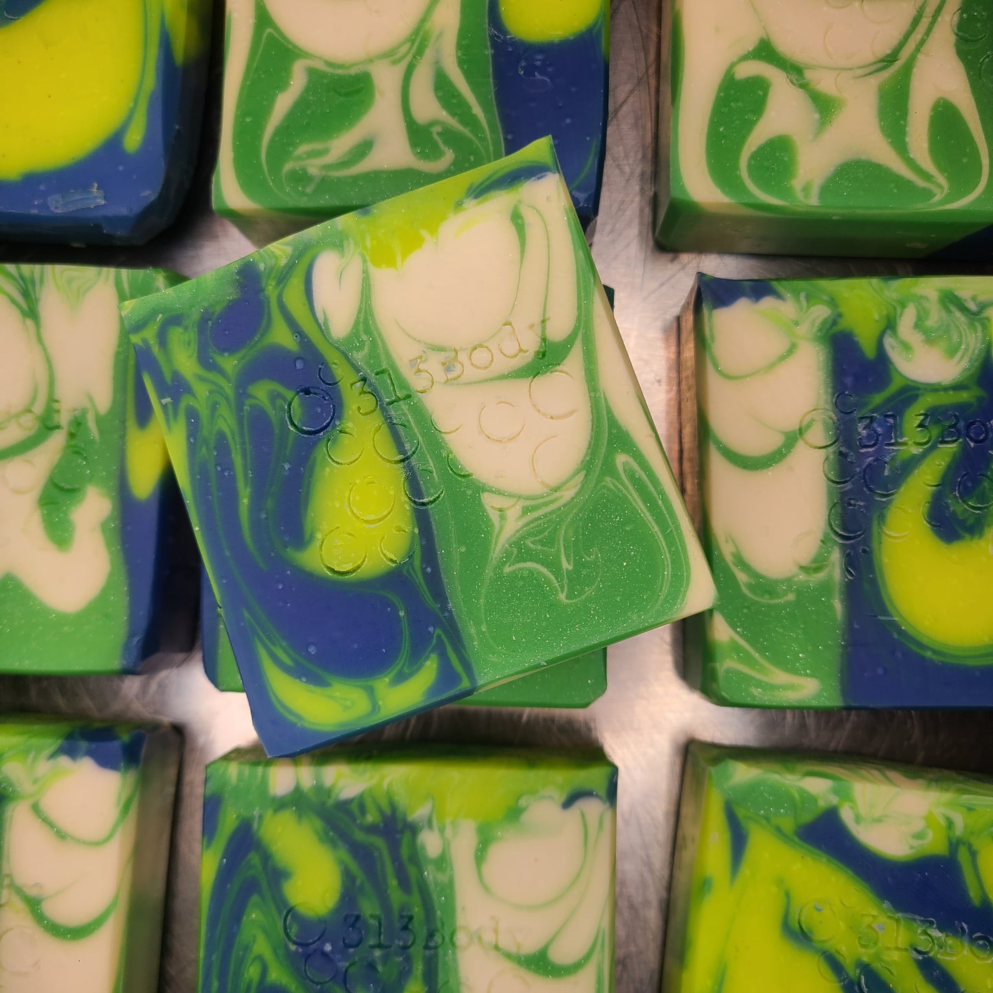 House Divided Hancrafted Soap - Black Violet Saffron Scented