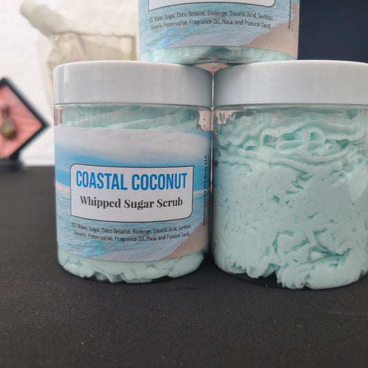 Coastal Coconut Foaming Whipped Sugar Scrub