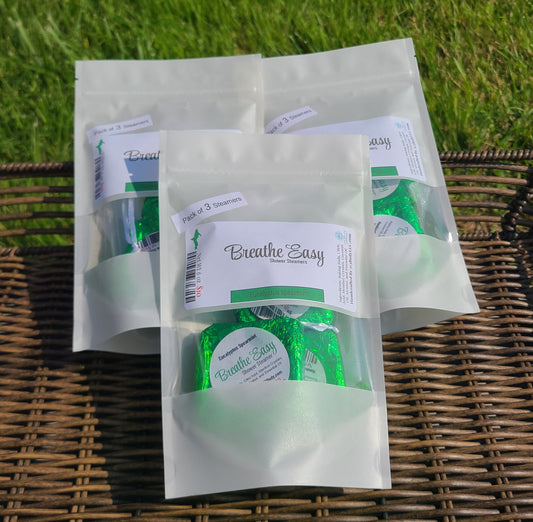 Breathe Easy ~ Eucalyptus Spearmint Shower Steamer - 3 Pack