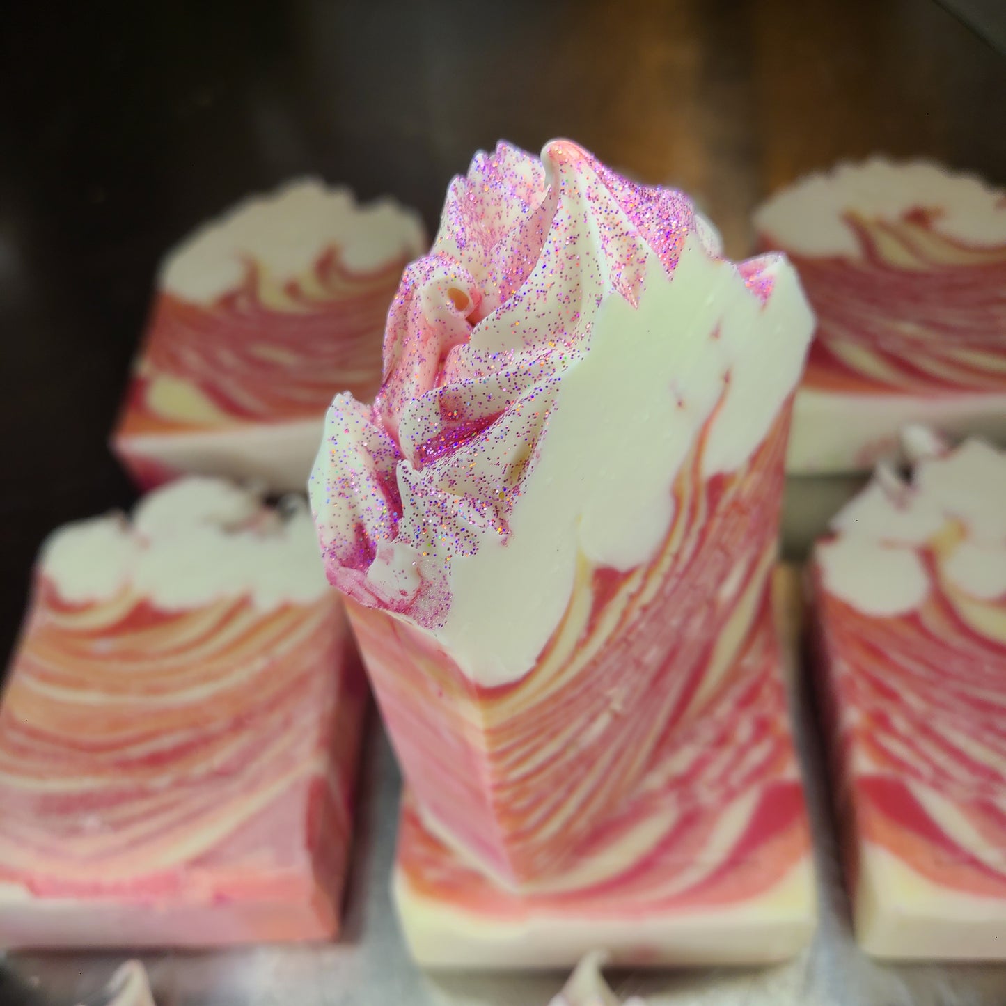 Traverse City Cherry ~ Japanese Cherry Blossom Scented Handmade Soap with Cocoa Butter and Goats Milk
