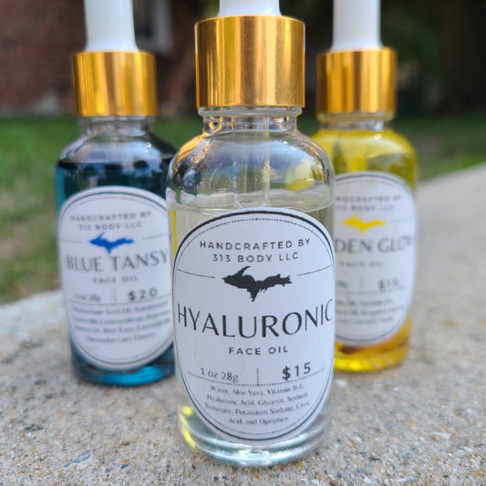 Skin Care Routine Subscription Bag ~ Hyaluronic, Blue Tansy, and Golden Glow