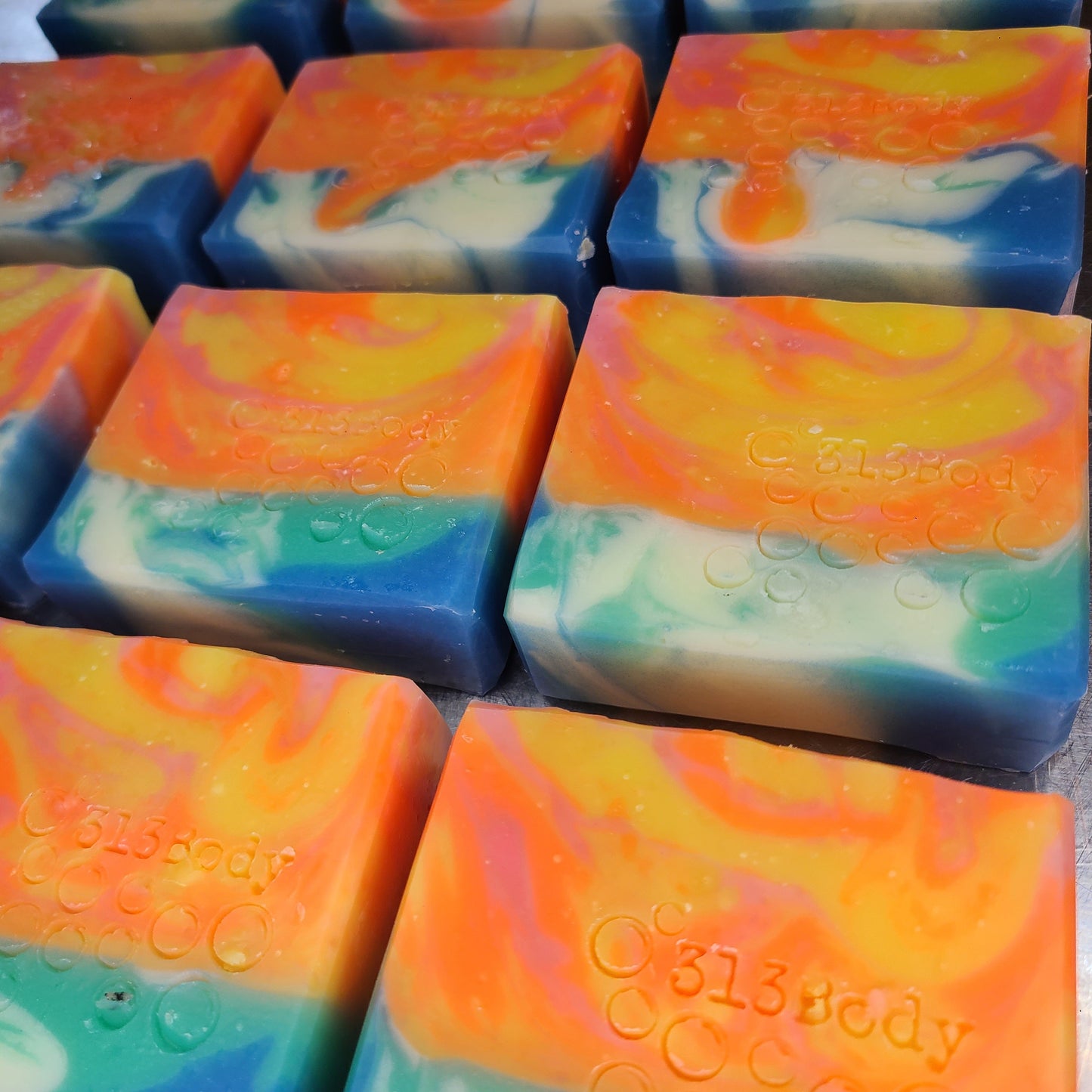 Lake Michigan Sunset Handcrafted Soap - Hibiscus Palm Scented