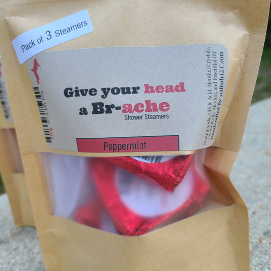 Give your a head a Br-ache ~ Peppermint Shower Steamer