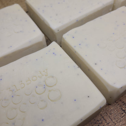 Moisturizing Shave Soap with Jojoba Beads ~ Fresh Shave Scented