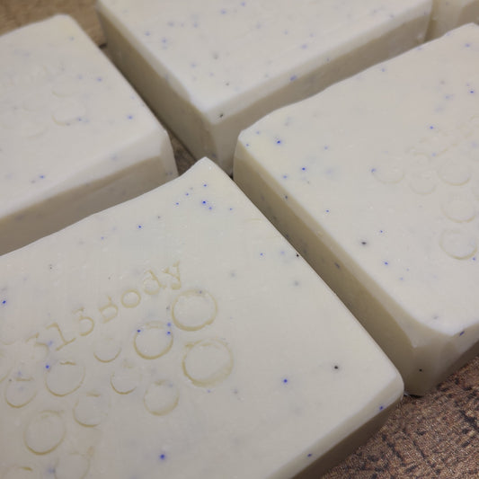 Moisturizing Shave Soap with Jojoba Beads ~ Fresh Shave Scented