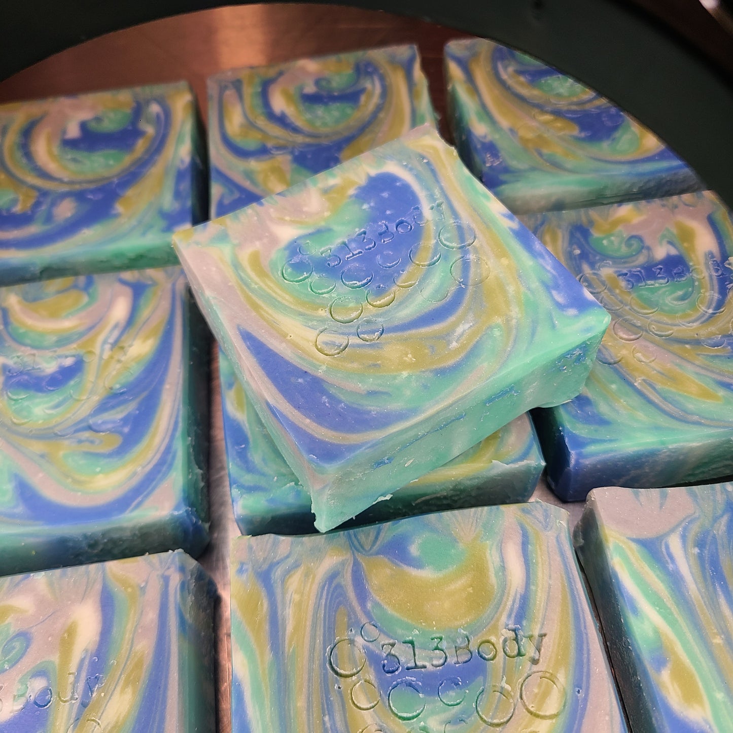 Leland Blue Stone Handcrafted Soap - Juicy Citrus Scented