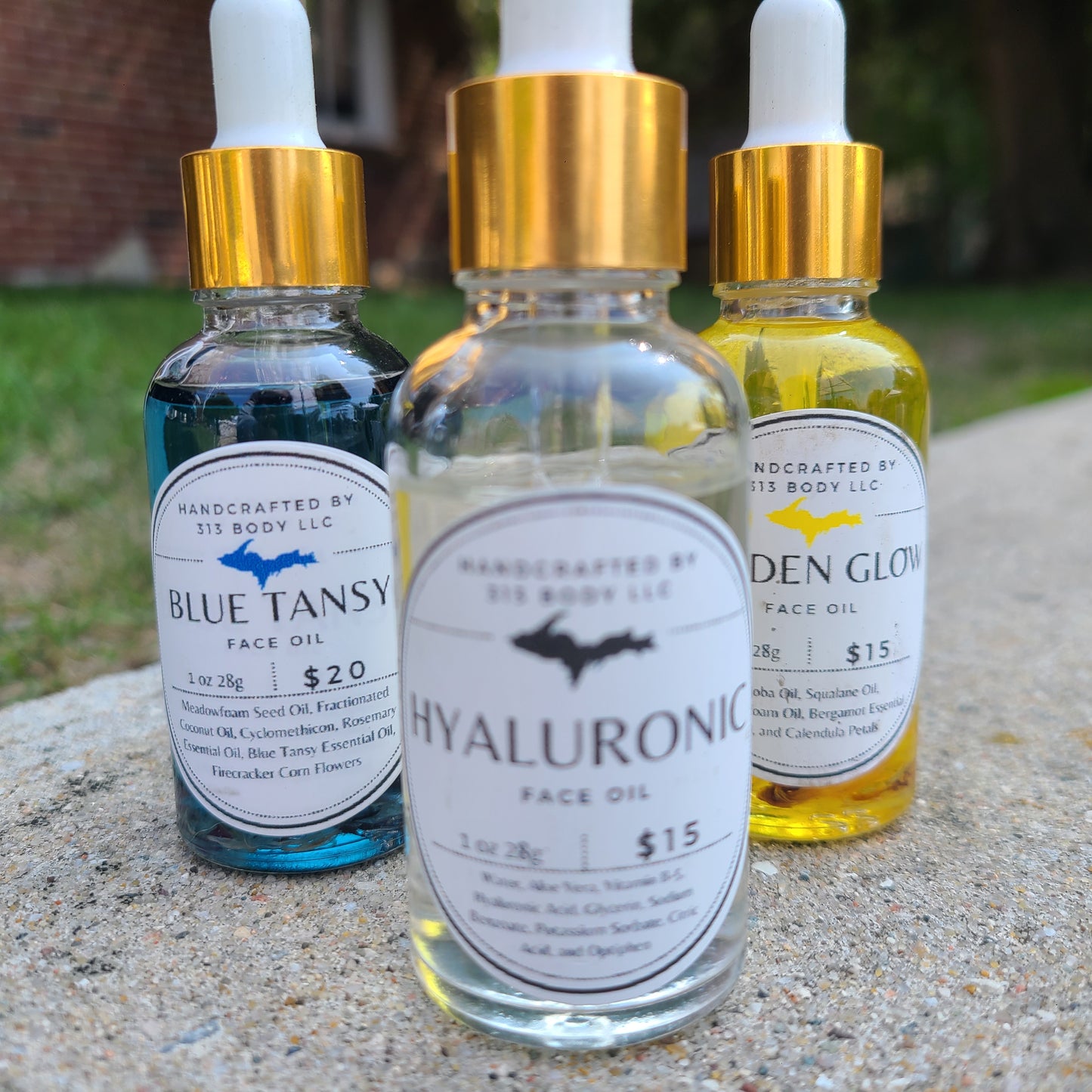 Skin Care Routine Subscription Bag ~ Hyaluronic, Blue Tansy, and Golden Glow