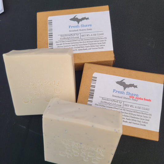 Moisturizing Shave Soap ~ Fresh Shave & Eucalyptus Spearmint Scents