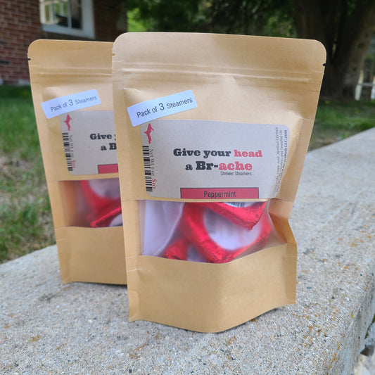 Give your a head a Br-ache ~ Peppermint Shower Steamer