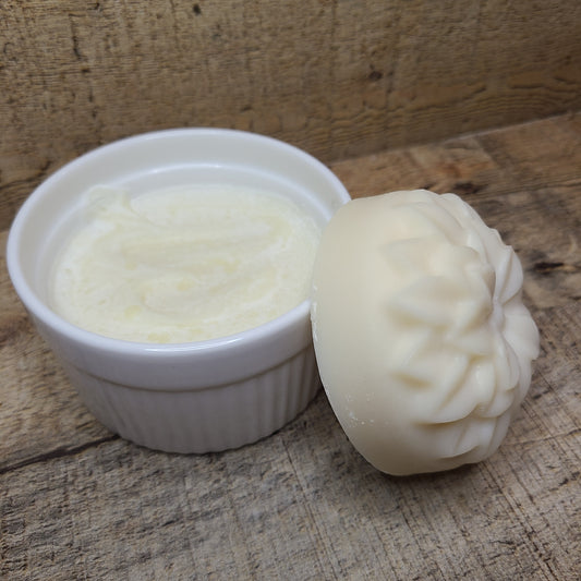 Solid Dish Soap with Ramekin & Brush or Refill Flower Puck