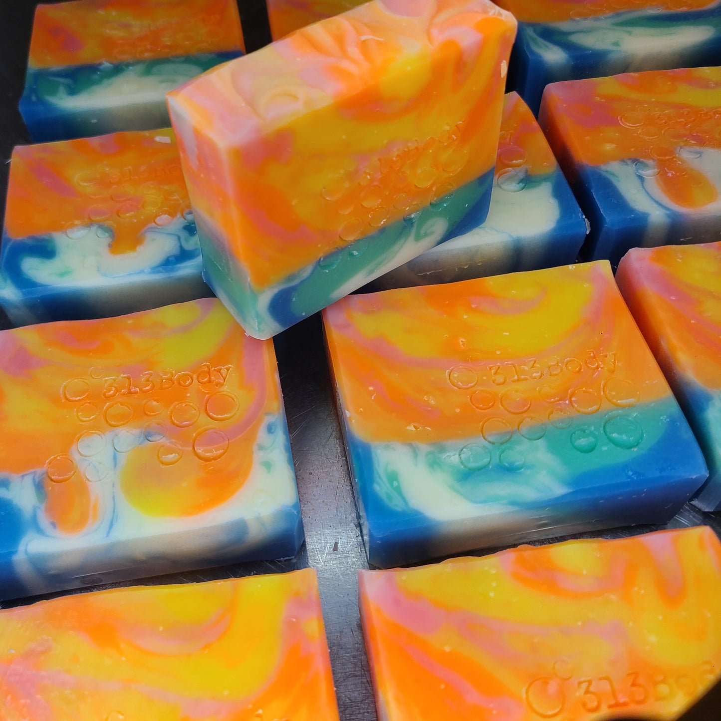 Lake Michigan Sunset Handcrafted Soap - Hibiscus Palm Scented