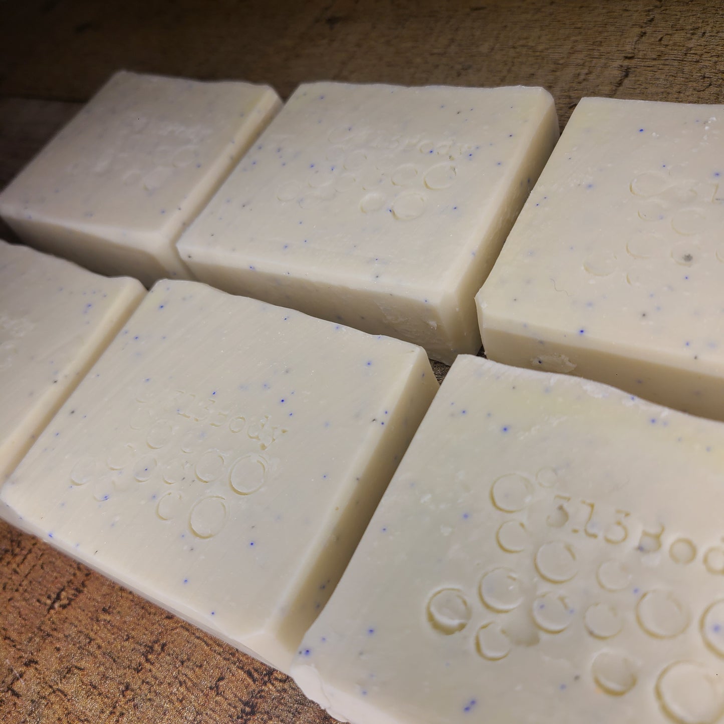 Moisturizing Shave Soap with Jojoba Beads ~ Fresh Shave Scented