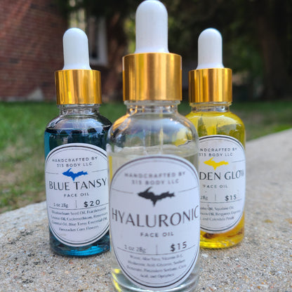 Skin Care Routine Subscription Bag ~ Hyaluronic, Blue Tansy, and Golden Glow