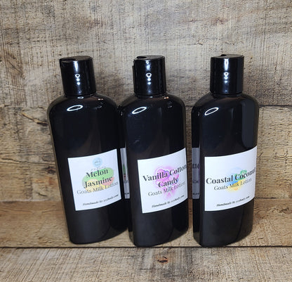 Goats Milk Body Lotion with Jojoba, Argan, Apricot, and Meadowfoam Seed Oils