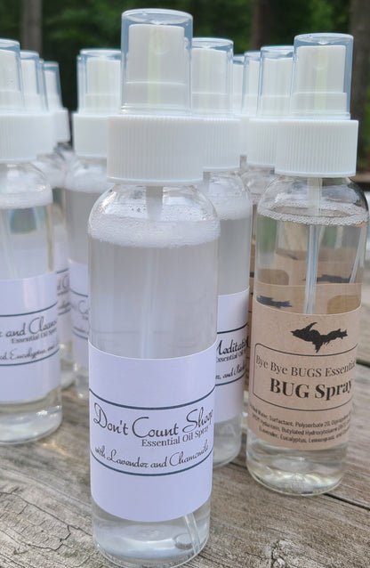 Don't Count Sheep Essential Oil Spray - Lavender and Chamomile