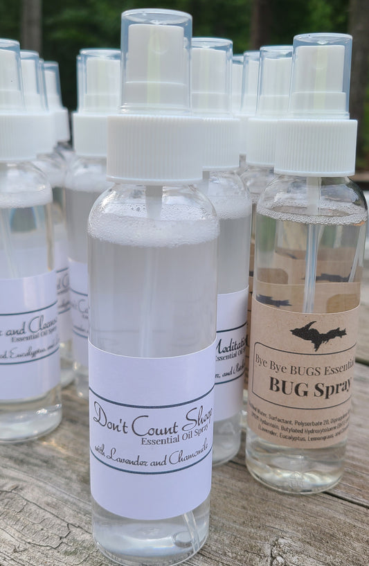 Don't Count Sheep Essential Oil Spray - Lavender and Chamomile