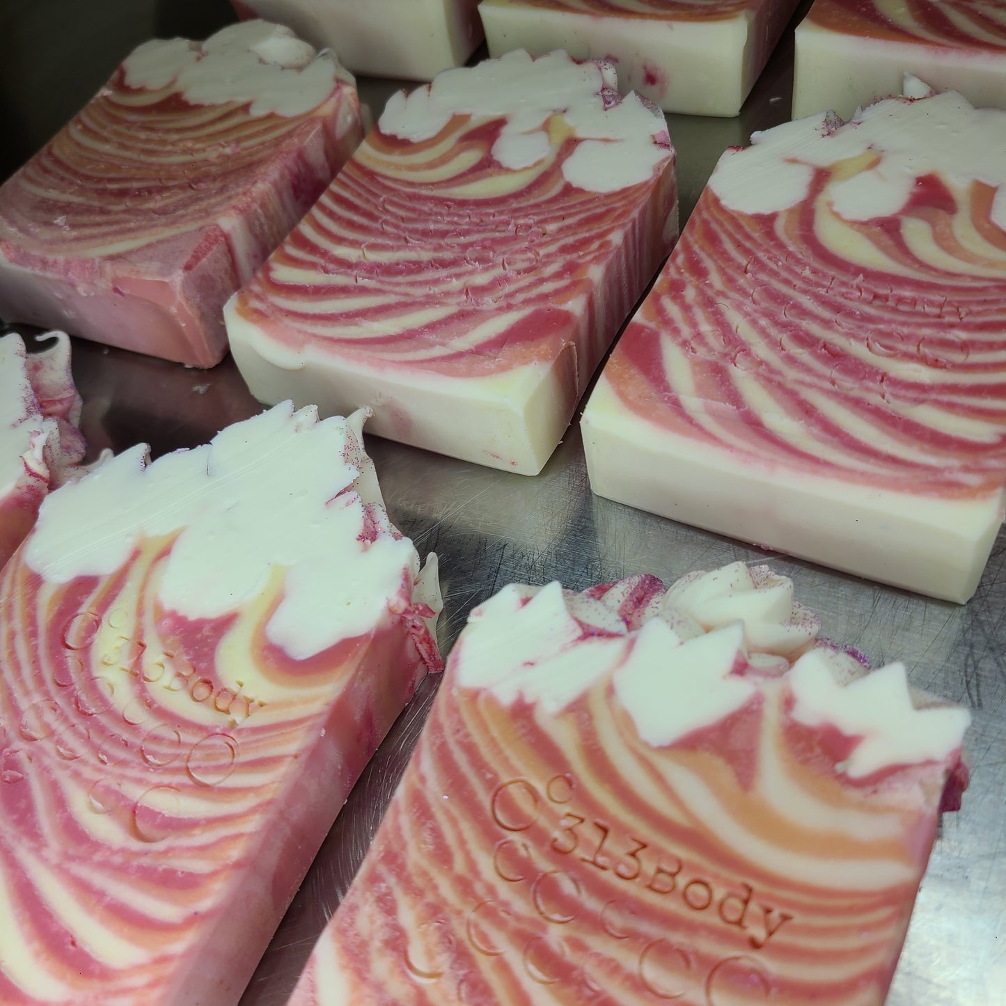 Traverse City Cherry ~ Japanese Cherry Blossom Scented Handmade Soap with Cocoa Butter and Goats Milk