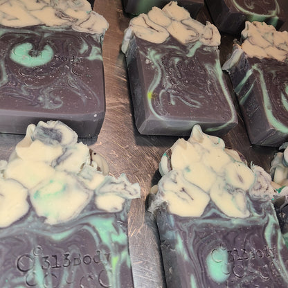 Lilacs in Mackinac Handcrafted Soap - Lilac Scented - Frosted Soap
