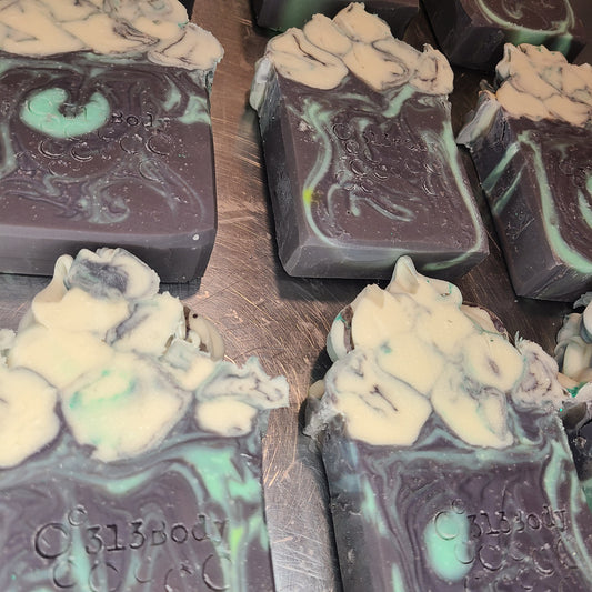 Lilacs in Mackinac Handcrafted Soap - Lilac Scented - Frosted Soap