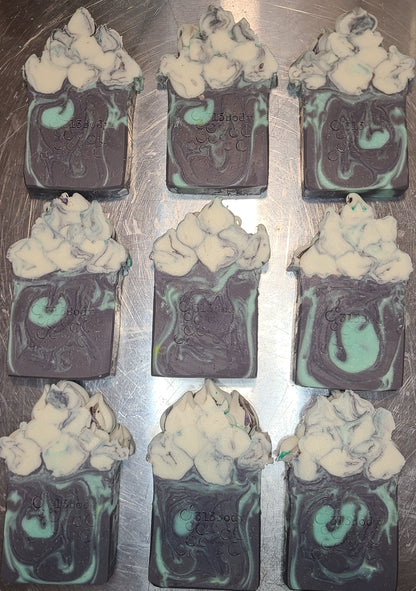 Lilacs in Mackinac Handcrafted Soap - Lilac Scented - Frosted Soap