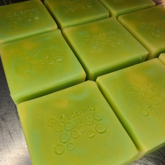 Lemon & Litsea Cubeba Essential Oil Soap with Tallow & Goats Milk