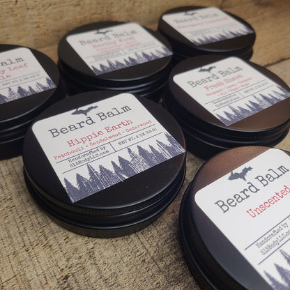 Beard Balm with Hemp Seed Oil, Shea Butter & Jojoba Oil