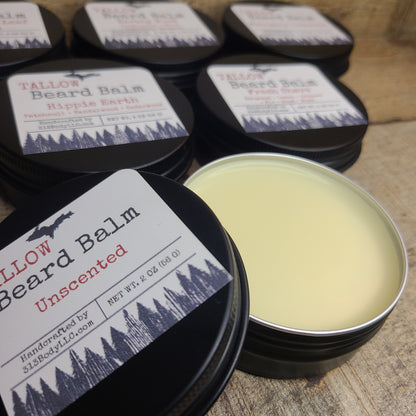 Tallow Beard Balm with Mango Butter, Almond Oil, and Argan OIl