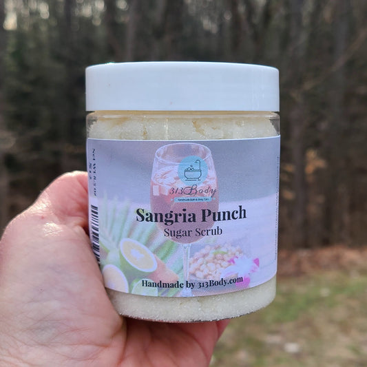 Sangria Punch Sugar Scrub with Shea Butter and Avocado Oil