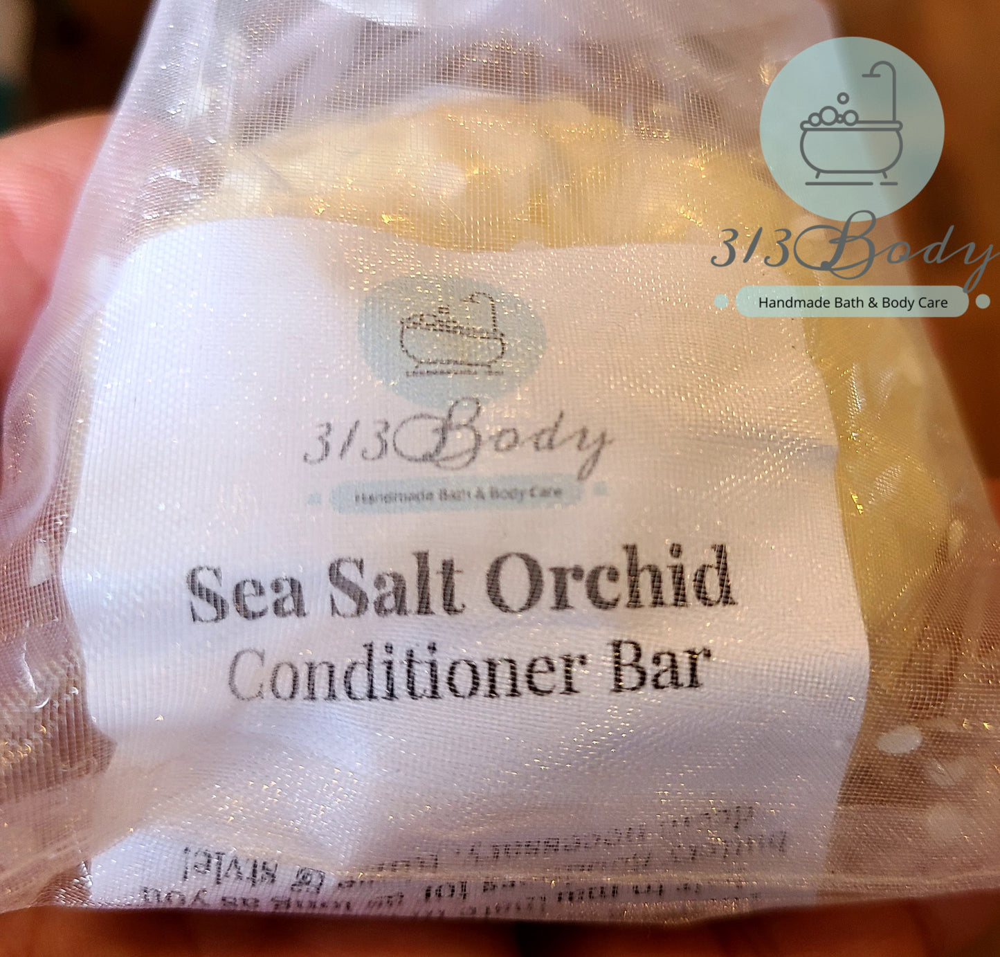 Sea Salt Orchid Scented Shampoo & Conditioner Bars