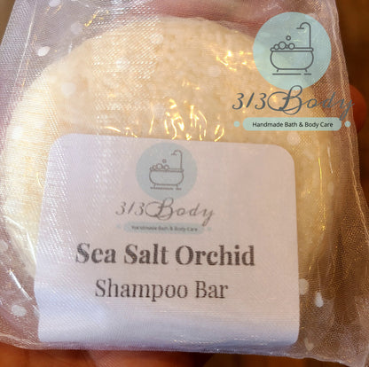 Sea Salt Orchid Scented Shampoo & Conditioner Bars