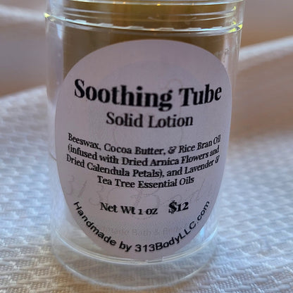 SOOTHING TUBE Solid Lotion "Miracle in a Tube" **Unavailable for shipping until September**
