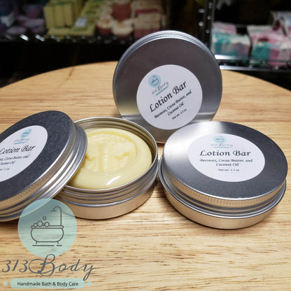 Essential Oil Lotion Bar with Beeswax Cocoa Butter and Vitamin E **Unavailable for shipping until September **