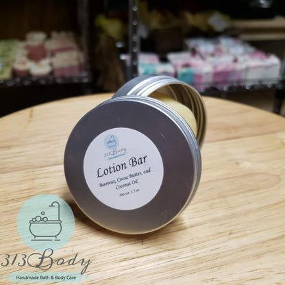 Essential Oil Lotion Bar with Beeswax Cocoa Butter and Vitamin E **Unavailable for shipping until September **